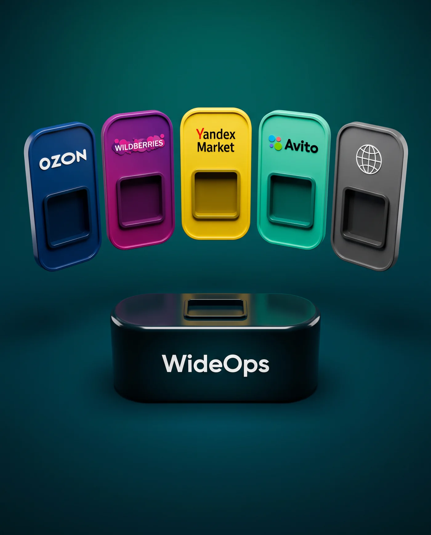 Консоль WideOps и витрины пяти площадок